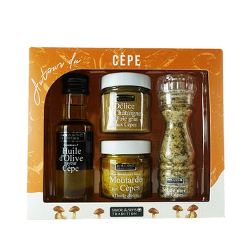 Coffret de 4 produits autour du cèpe Savor