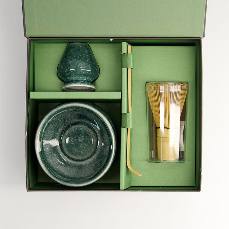 Coffret cadeau matcha 4 pièces