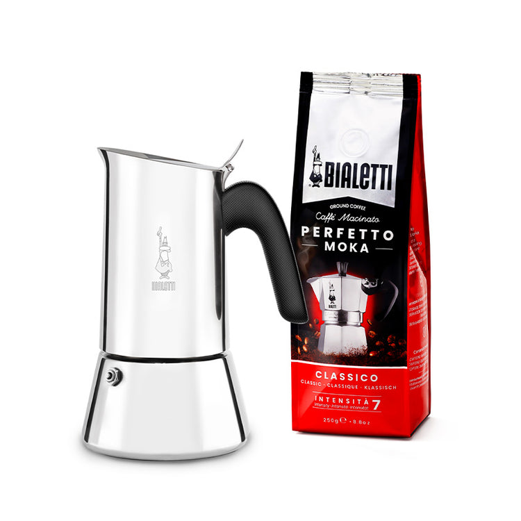 Cafetière Venus 6 tasses avec café Moka Classico Bialetti