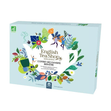 Coffret de thés et infusions bio 48 sachets Bien-être English Tea Shop