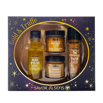 Coffret de 4 pièces à la truffe Gold Prestige Savor