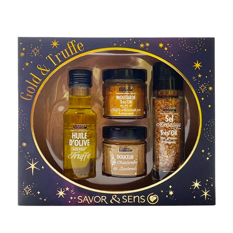 Coffret de 4 pièces à la truffe Gold Prestige Savor