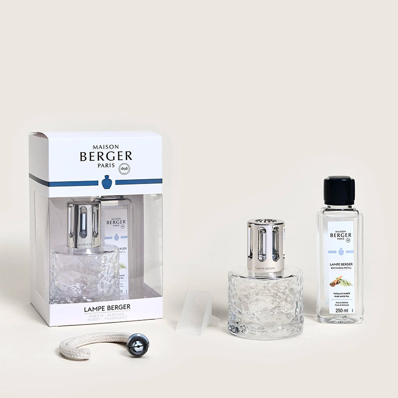 Coffret lampe Mirage transparente Maison Berger