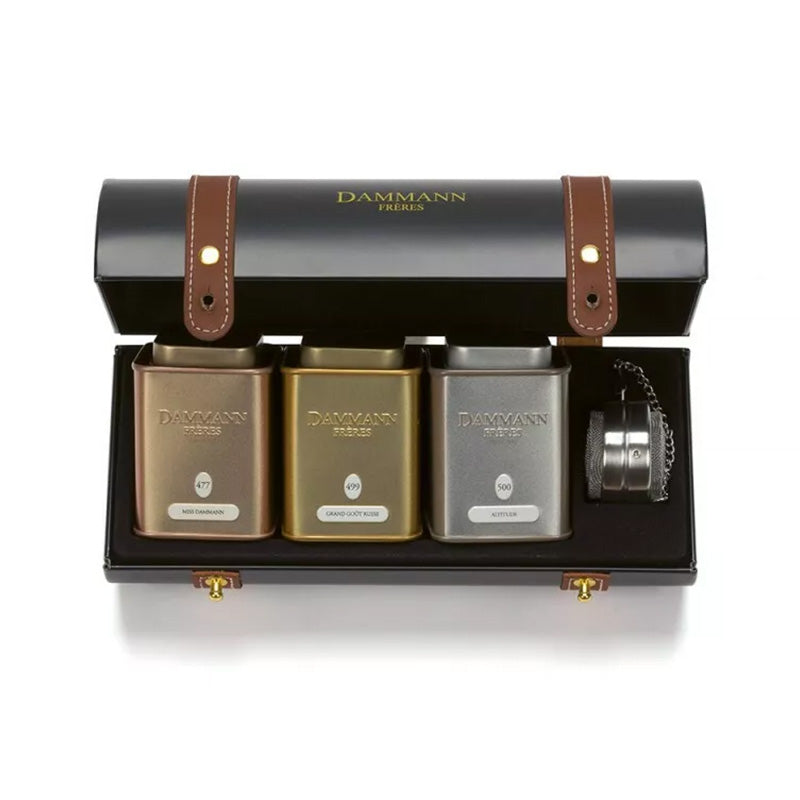 Coffret Merveilleux assortiment 3 thés 90 gr Dammann Frères