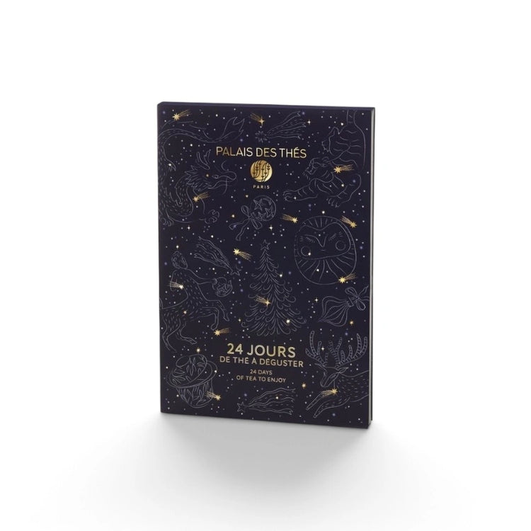Calendrier de l'Avent Livre à feuilleter 24 sachets mousseline coton Palais des Thés
