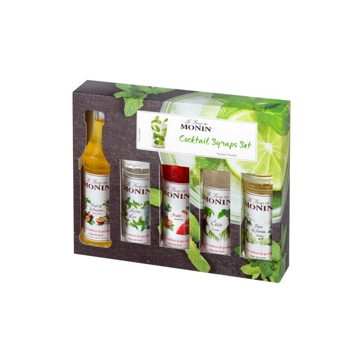 Coffret 5 sirops cocktails 25 cl Monin