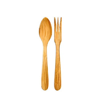 Couverts à salade parisien en bois 30cm Chevalier Diffusion