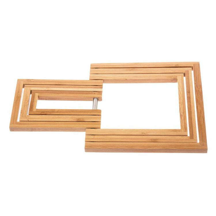 Dessous de plat bambou extensible