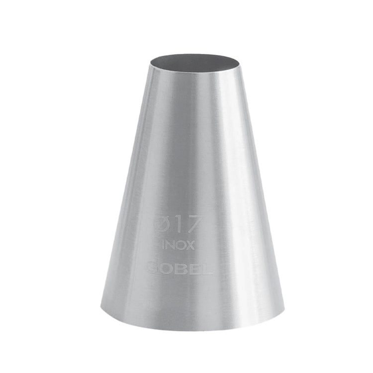 Douille unie inox 17mm Gobel