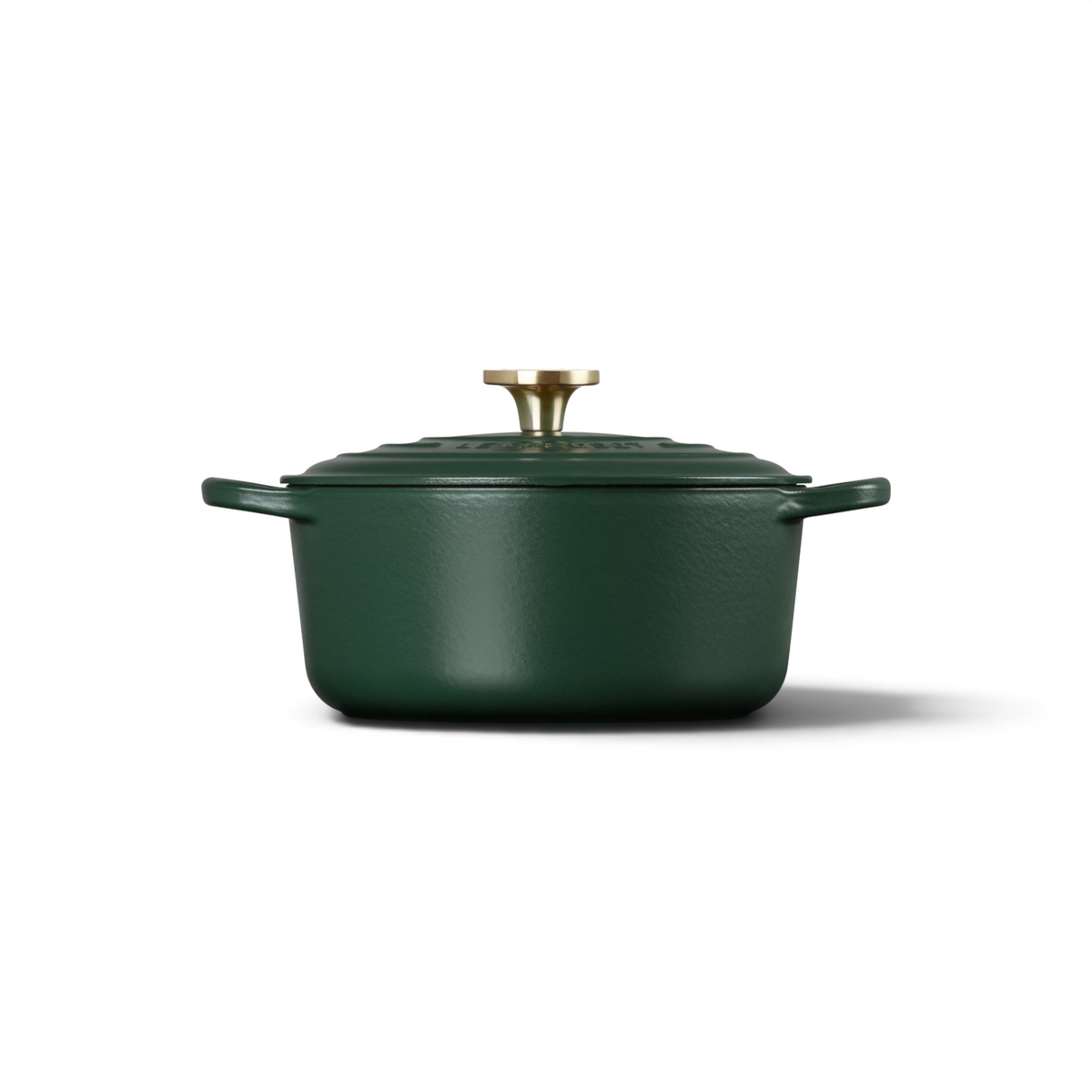 Cocotte ronde en fonte émaillée Le Creuset coloris forêt 24 cm vendue par Du Bruit dans la Cuisine