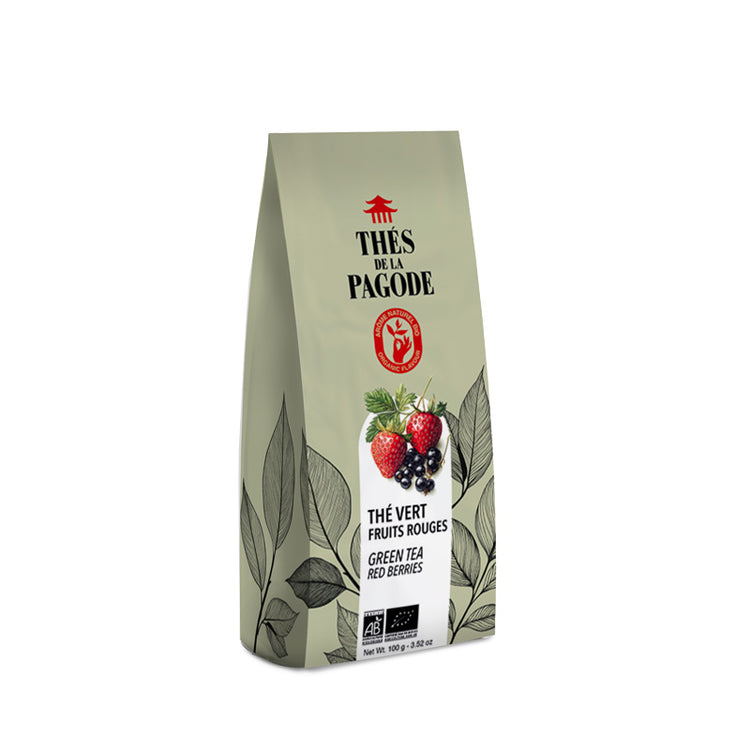 Thé vert Fruits Rouges bio 100g Thés de la Pagode