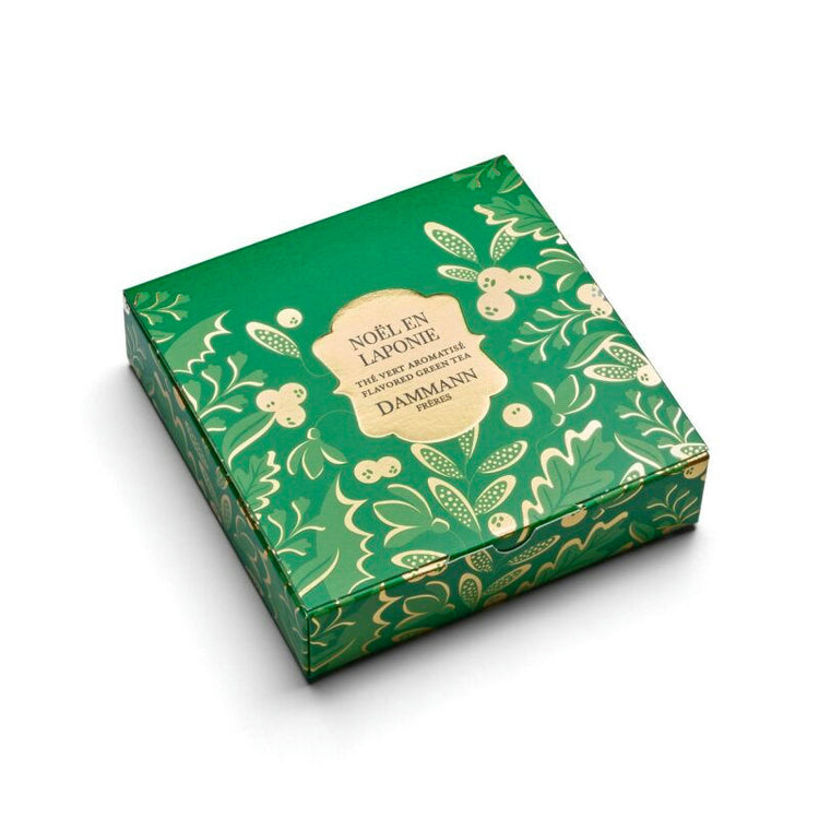 Pochette de 6 sachets de thé vert Noel en Laponie Dammann