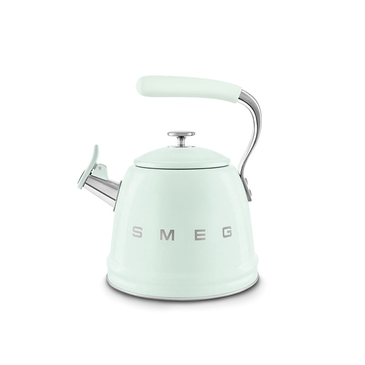 Bouilloire sifflante 2,3 L Vert d'Eau Années 50 Smeg