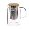 Théière Verre filtre inox couvercle bambou 90 cl Mia Secret de Gourmet