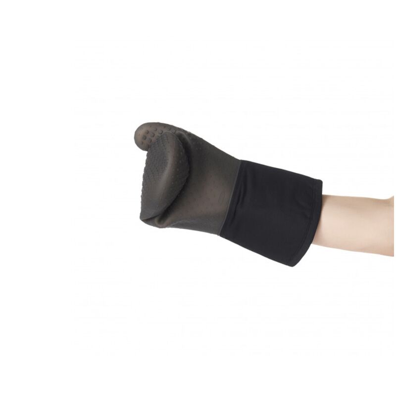 Gant en silicone anti-chaleur noir