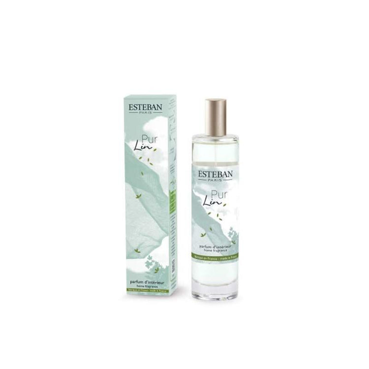 Vaporisateur d’ambiance floral frais musqué 75 ml Pur Lin Esteban