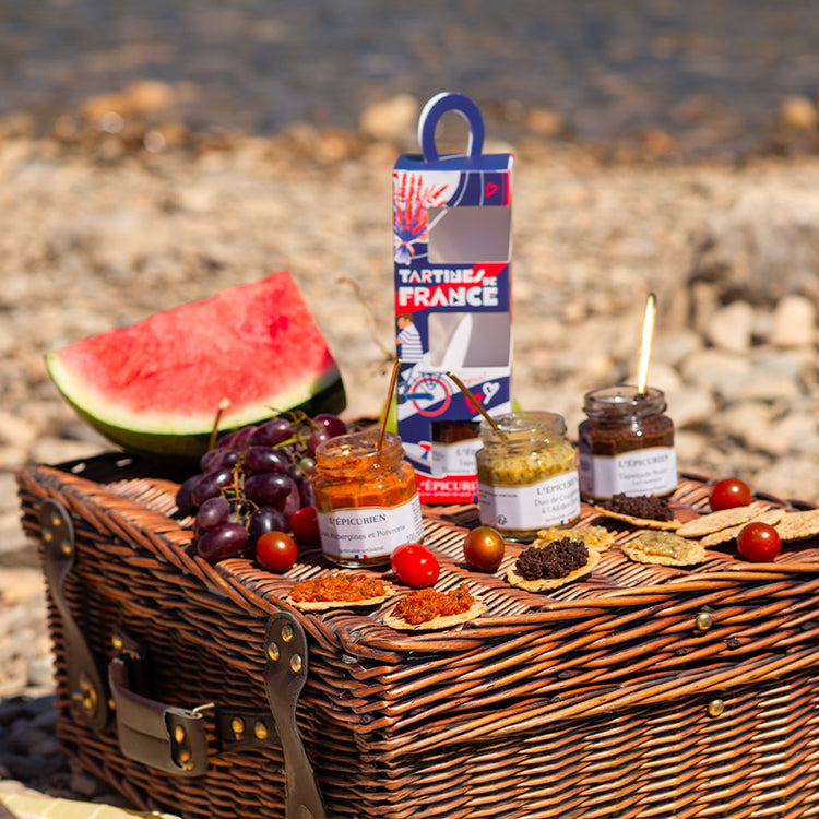 Coffret trio apéritif Tartines de France L'Épicurien