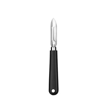 Éplucheur double tranchant lame en acier inoxydable noir Longtime Deglon