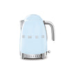 Bouilloire à température réglable Bleu Azur Années 50 Smeg