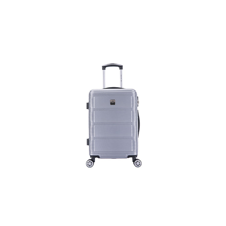 Valise cabine 8 roues ABS Argent France bag