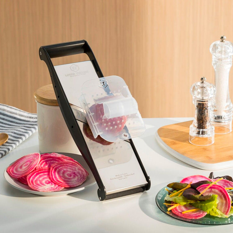 Mandoline inox Compact Pro Basalte Tellier