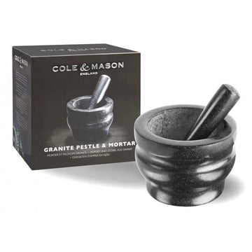 Mortier et pilon en granit 14 cm noir Cole & Mason