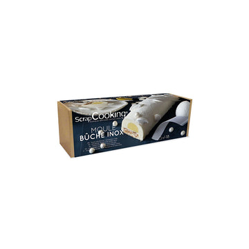 Moule à bûche en inox avec insert de 30 cm ScapCooking