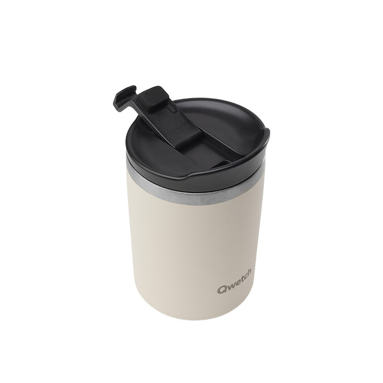 Mug isotherme en inox 240ml sable Travel Mug Qwetch