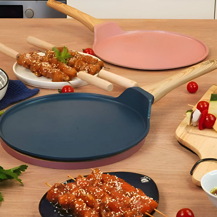 Poêle plancha crêpière 26cm myrtille Cookut