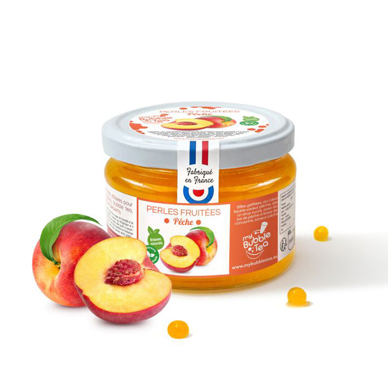 Perles fruitées pêche 240g My Bubble Tea