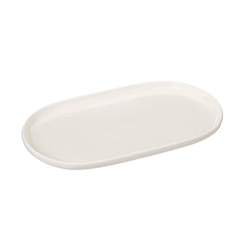 Plat Ovale Nora Porcelaine Émaillée 30x18cm Atmosphera