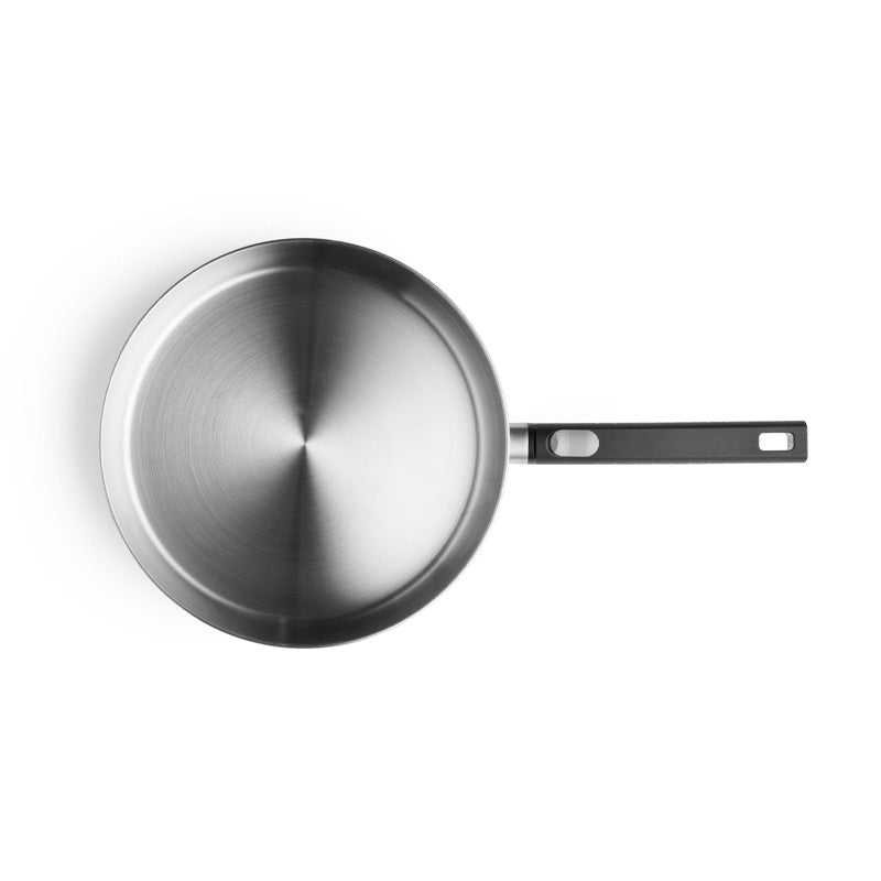 Poêle inox manche amovible 28cm Logic Woll
