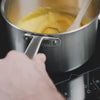 Set 3 casseroles en inox avec couvercles Atma