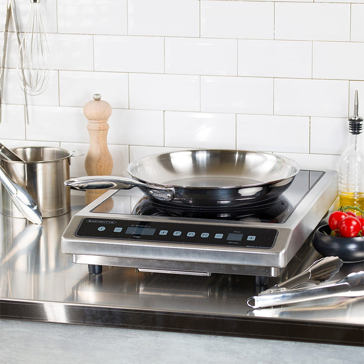 Poêle en inox 24 cm Castel'Pro Ultraply Cristel