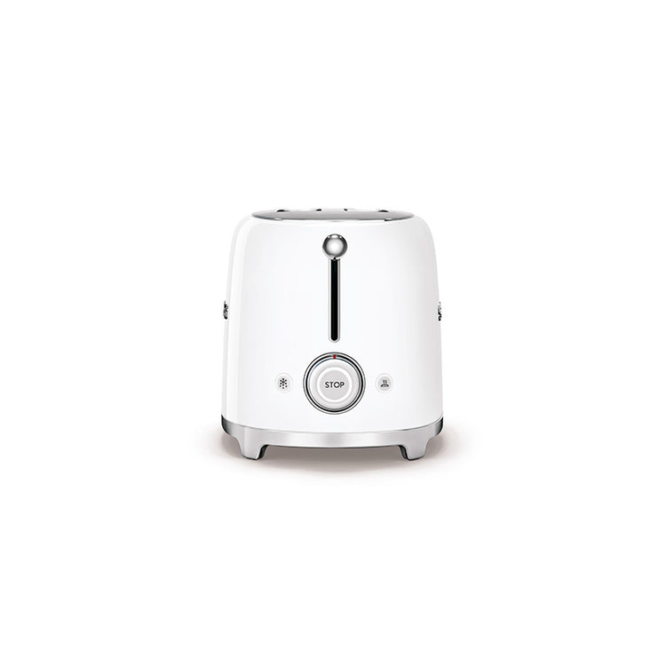 Grille-pain 2 tranches Blanc Années 50 Smeg