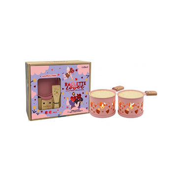 Raclette à la bougie Lumi duo rose Cookut