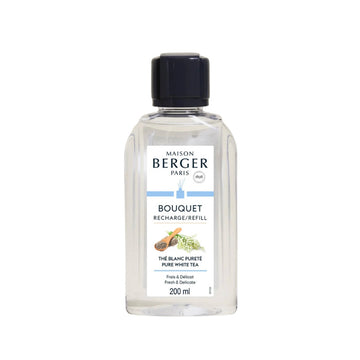Recharge bouquet 200 mL Thé blanc Pureté Maison Berger