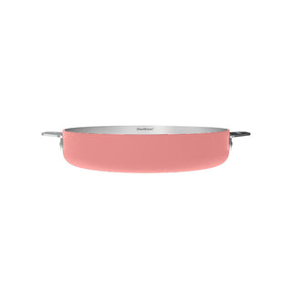 Poêle en inox 28 cm rose La Merveilleuse Cookut