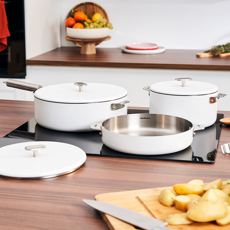 Anse en inox blanc La Merveilleuse Cookut