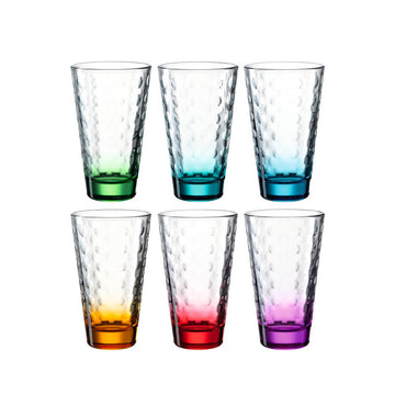 Boîte de 6 verres haut Color Optic