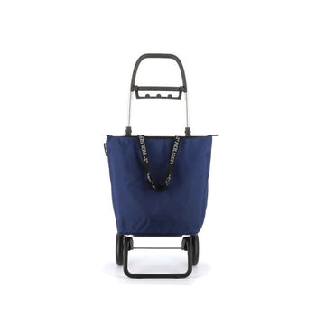 Sac de course pliable à 2 roues bleu Logic Rolser