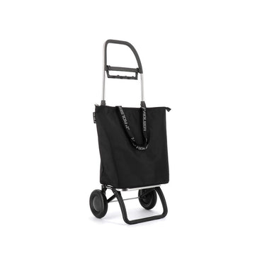 Sac de course pliable à 2 roues noir Logic Rolser