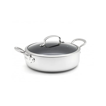 Sauteuse avec couvercle en acier inoxydable de 26 cm Premiere GreenPan