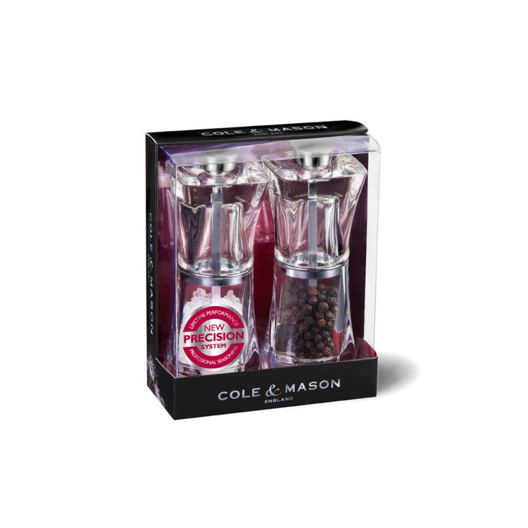 Set moulins sel & poivre Crystal 12