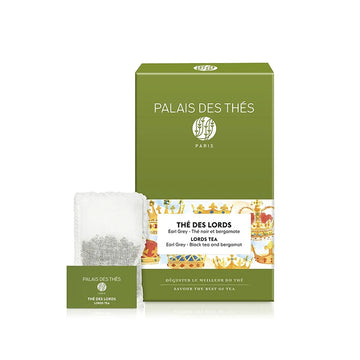 Thé des Lords Earl Grey Bio 20 sachets mousselines 40g Palais des Thés
