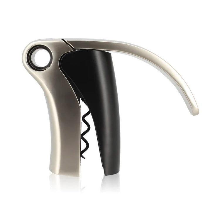 Tire-bouchon Deluxe à levier Inox champagne Ogo