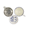 Tisanière Flora Japonica Gingko 380ml porcelaine bleue Tokyo Design