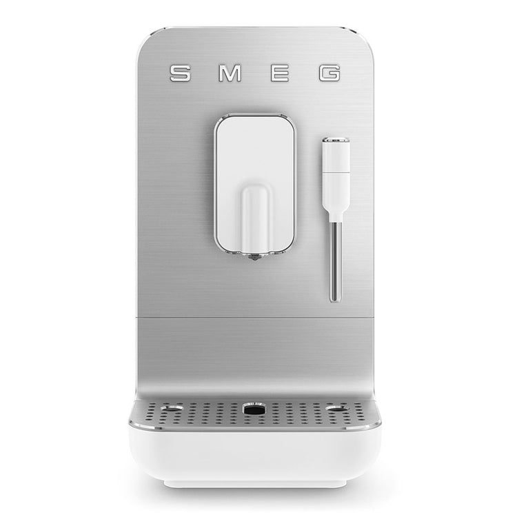 Expresso broyeur Blanc avec buse vapeur Collezione Smeg