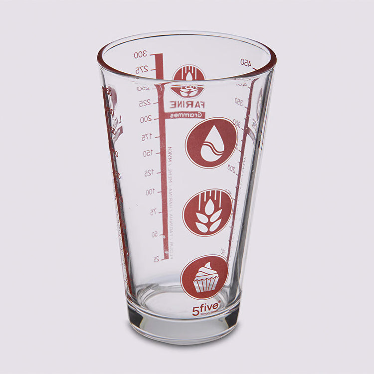 Verre doseur Verre gradué 500 ml Transparent Five
