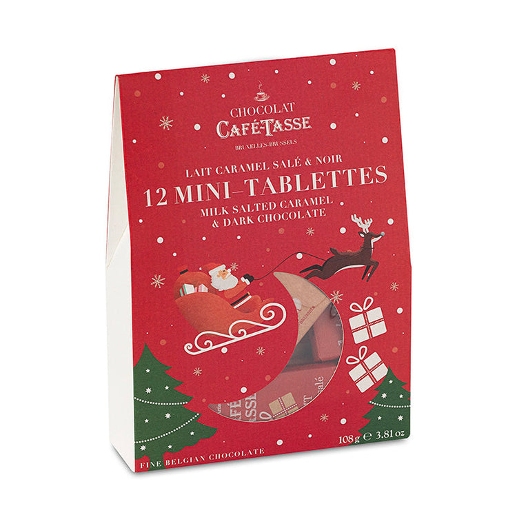 12 mini tablettes de chocolat